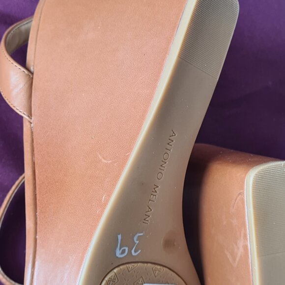 ✨ Stunning Antonia Melani Wedge Sandals - Size 11 ✨ - Picture 9 of 11